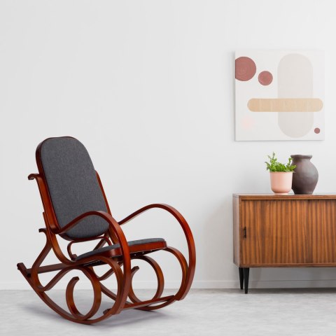 Fotel bujany na płozach bujak na biegunach ModernHome ModernHome