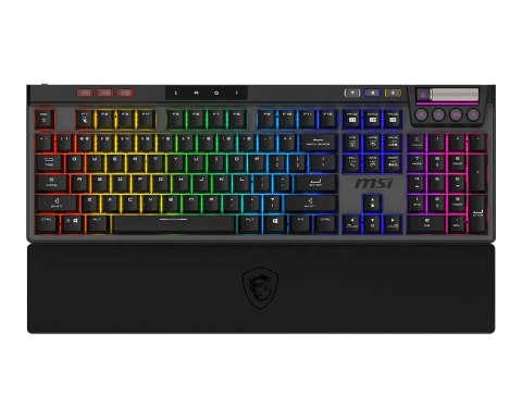 MSI STRIKE PRO WIRELESS klawiatura Gaming USB + Bluetooth QWERTY US English Czarny MSI