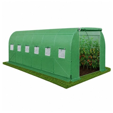 Tunel Ogrodowy Foliowy Szklarnia Na Warzywa PRO Stelaż 25MM 6x3x2M 18M? LEAN
