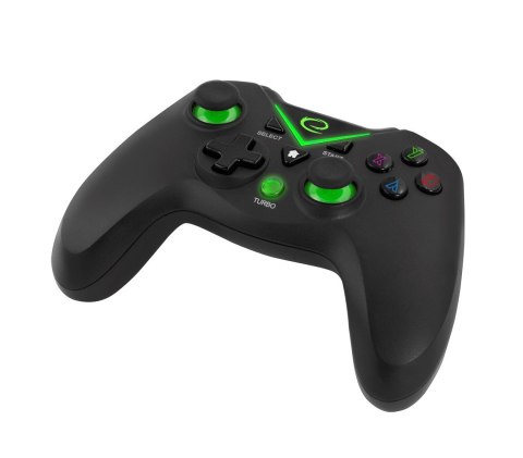 Gamepad bezprzewodowy Esperanza EGG112K (PC, PS3, Xbox One; kolor czarny, kolor zielony) Esperanza