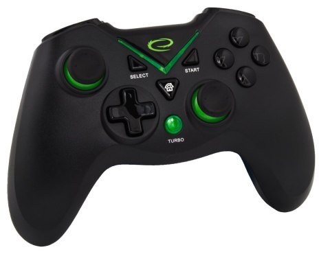 Gamepad bezprzewodowy Esperanza EGG112K (PC, PS3, Xbox One; kolor czarny, kolor zielony) Esperanza