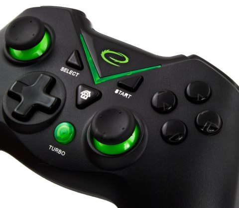 Gamepad bezprzewodowy Esperanza EGG112K (PC, PS3, Xbox One; kolor czarny, kolor zielony) Esperanza