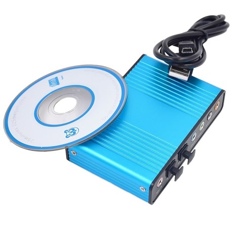 Karta muzyczna dźwiękowa usb jack adapter 5.1 7.1 RTO