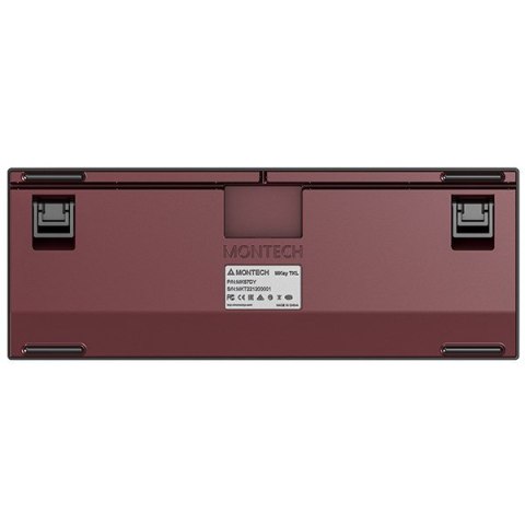 Klawiatura do gier Montech MKey TKL Darkness - GateronG Pro 2.0 Czerwona (US) Montech