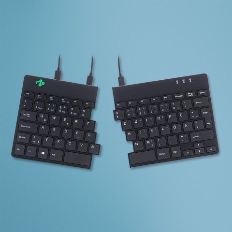 R-Go Tastatur Split Break DE-Layout verkabelt schwarz No name