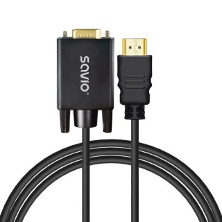 SAVIO KABEL/ADAPTER HDMI (M) - VGA (M) CL-197 SAVIO