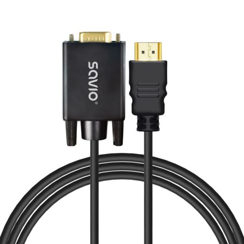 SAVIO KABEL/ADAPTER HDMI (M) - VGA (M) CL-197 SAVIO
