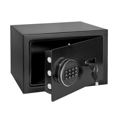 Sejf domowy elektroniczny na kod PIN i klucz ? sejf na pieniądze i dokumenty Rebel RB-7002 Rebel