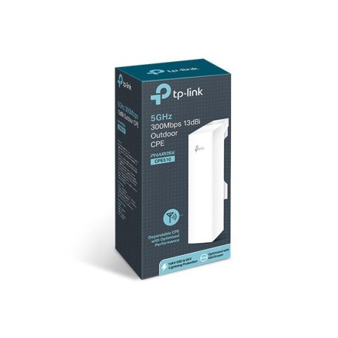 TP-Link CPE510 punkt dostępowy WLAN 300 Mbit/s Biały Obsługa PoE TP-LINK