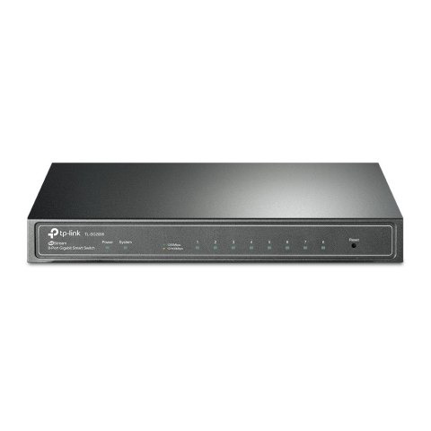 TP-Link TL-SG2008 Zarządzany L2 Gigabit Ethernet (10/100/1000) Czarny TP-LINK