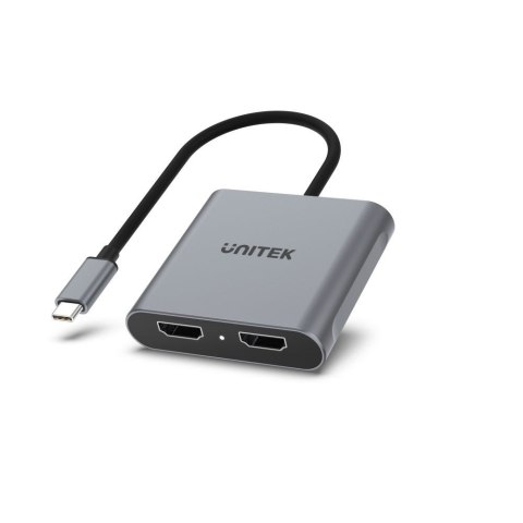 UNITEK ADAPTER USB-C - 2X HDMI 4K MST (M/F) UNITEK
