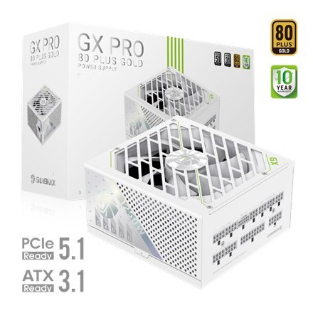 Gamemax PSU | GX PRO 1250G WH | 1250 W | Gold | White | Full Modular No name