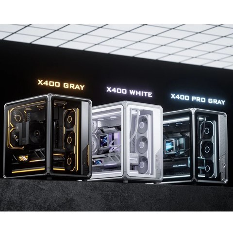Jonsbo X400 Gray Tower Czarny Jonsbo