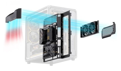 Jonsbo X400 Gray Tower Czarny Jonsbo