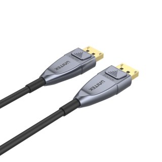 Kabel DisplayPort UNITEK C1617GY 15 m Czarny, Srebrny UNITEK