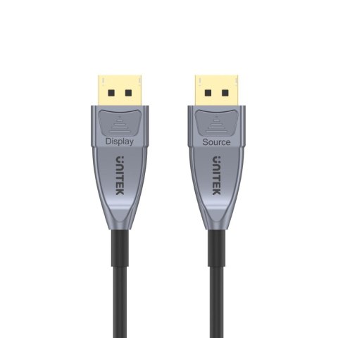 Kabel DisplayPort UNITEK C1617GY 15 m Czarny, Srebrny UNITEK