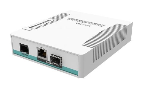Mikrotik CRS106-1C-5S łącza sieciowe Gigabit Ethernet (10/100/1000) Obsługa PoE Biały MikroTik