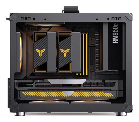 Obudowa PC Jonsbo C6 MAX, Mini Obudowa, Micro-ATX, Szkło Hartowane -