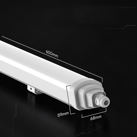 Oprawa hermetyczna LED V-TAC CREE CHIP GT-series 60cm 18W 120Lm/W VT-12017 4000K 2160lm 6 lat gwarancji
