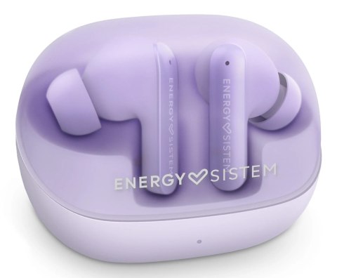 Słuchawki bezprzewodowe Energy Sistem True Wireless Earphones Serenity ANC z mikrofonem, Bluetooth, kolor lawendowy, ANC Energy Sistem