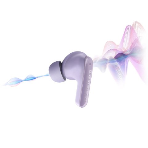 Słuchawki bezprzewodowe Energy Sistem True Wireless Earphones Serenity ANC z mikrofonem, Bluetooth, kolor lawendowy, ANC Energy Sistem