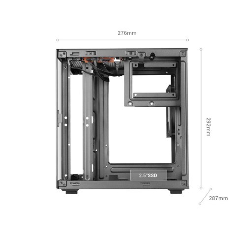 TACENS MARS MC-CUBE 1xARGB USB-C mATX- obudowa/cases TACENS