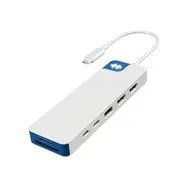 9-portowa stacja dokująca Hyper HyperDrive Flex Dual 4K HDMI, biały/niebieski | HD4103BUGL | Ilość portów HDMI: 2 Targus