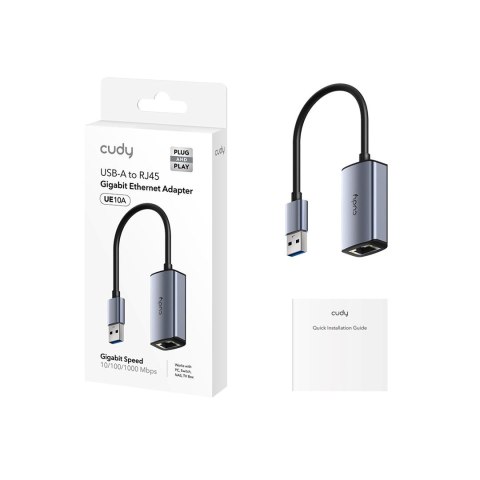 CUDY UE10A Adapter USB-A to Ethernet CUDY