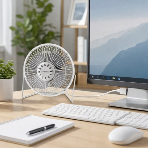 EA149W Esperanza wentylator 6" usb yugo biały