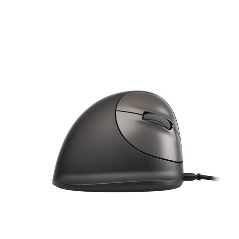 Ergonomiczna mysz dla praworęcznych R-Go Pele HE USB duża czarna/srebrna retail No name