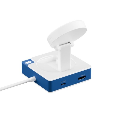 Koncentrator Hyper HyperDrive Flex MagCharge USB-C, biały/niebieski Targus