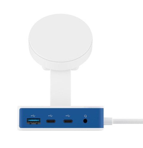 Koncentrator Hyper HyperDrive Flex MagCharge USB-C, biały/niebieski Targus