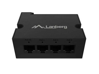LANBERG SWITCH POE EXTENDER 1XIN 3XOUT 1GB ETHERNET DIN RAIL 90W Lanberg