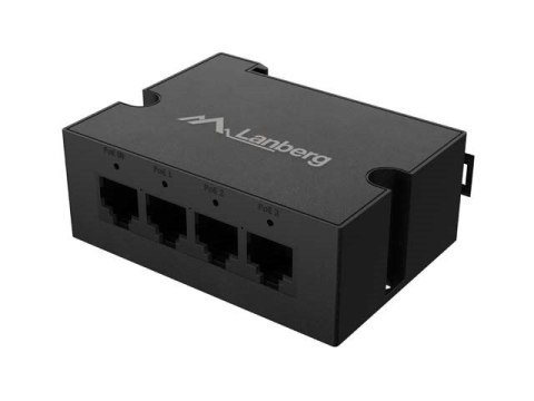 LANBERG SWITCH POE EXTENDER 1XIN 3XOUT 1GB ETHERNET DIN RAIL 90W Lanberg