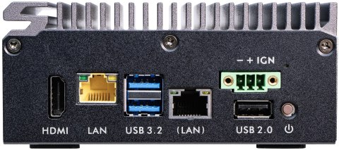 Shuttle Edge PC SPCEL03 Wielkość PC 0.46L Czarny x6413E Intel SoC BGA 1493 1,5 GHz Shuttle
