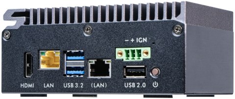 Shuttle Edge PC SPCEL03 Wielkość PC 0.46L Czarny x6413E Intel SoC BGA 1493 1,5 GHz Shuttle