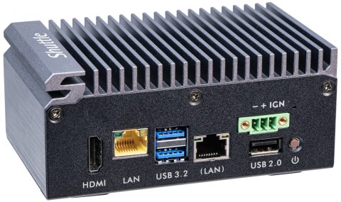 Shuttle Edge PC SPCEL03 Wielkość PC 0.46L Czarny x6413E Intel SoC BGA 1493 1,5 GHz Shuttle