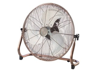 44-650# Wentylator podłogowy 18"/45cm 200w cyrkulator miedziany złoty Blow