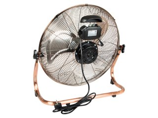 44-650# Wentylator podłogowy 18"/45cm 200w cyrkulator miedziany złoty Blow
