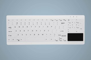 Active Key AK-C7412 klawiatura Przemysłowy USB British English Biały Cherry