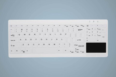 Active Key AK-C7412 klawiatura Przemysłowy USB British English Biały Cherry