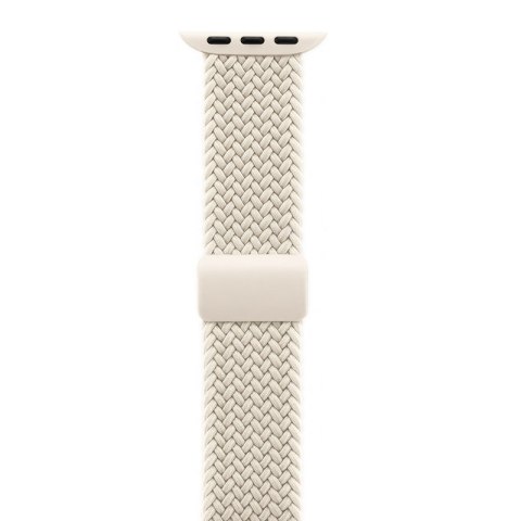 Crong Wave Band - Pleciony pasek do Apple Watch 38/40/41/42 mm (beżowy) Crong