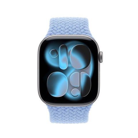 Crong Wave Band - Pleciony pasek do Apple Watch 38/40/41/42 mm (błękitny) Crong