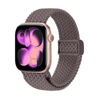 Crong Wave Band - Pleciony pasek do Apple Watch 38/40/41/42 mm (brązowy) Crong
