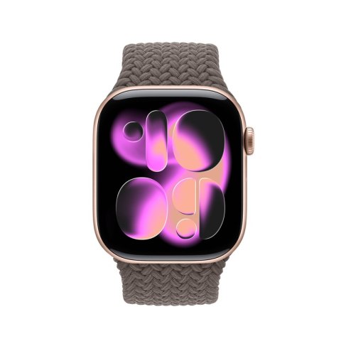 Crong Wave Band - Pleciony pasek do Apple Watch 38/40/41/42 mm (brązowy) Crong