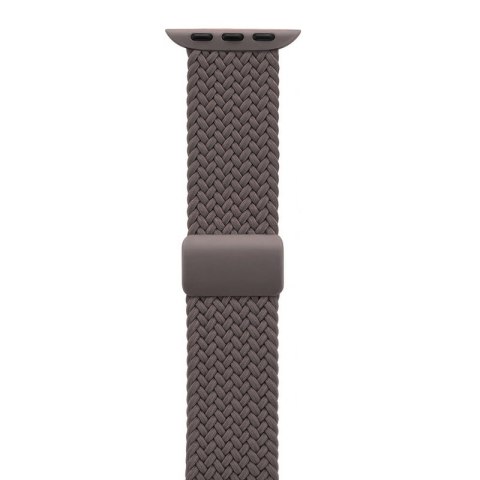 Crong Wave Band - Pleciony pasek do Apple Watch 38/40/41/42 mm (brązowy) Crong
