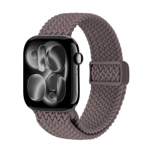 Crong Wave Band - Pleciony pasek do Apple Watch 38/40/41/42 mm (brązowy) Crong