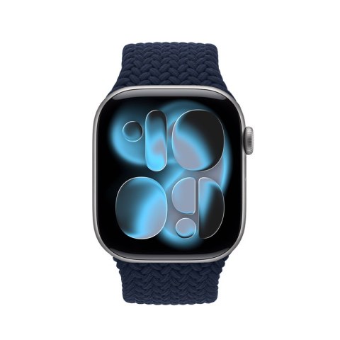 Crong Wave Band - Pleciony pasek do Apple Watch 38/40/41/42 mm (granatowy) Crong