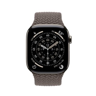 Crong Wave Band - Pleciony pasek do Apple Watch 44/45/46/49 mm (brązowy) Crong