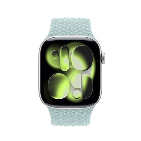 Crong Wave Band - Pleciony pasek do Apple Watch 44/45/46/49 mm (miętowy) Crong